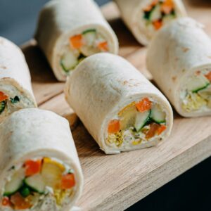 Wraps — plateau de 24 pièces