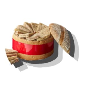 Photo d’illustration du format pain surprise ; garniture selon la recette choisie.