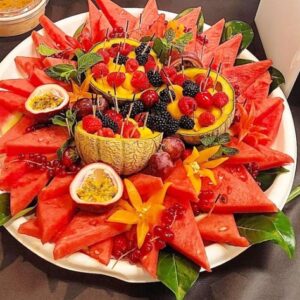 Corbeille de fruits découpés — 10 personnes
